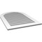 Ekena Millwork Round Top Surface Mount PVC Gable Vent: Functional, w/ 3-1/2"W x 1"P Standard Frame, 28"W x 42"H GVPRT28X4201SF - alternate 2